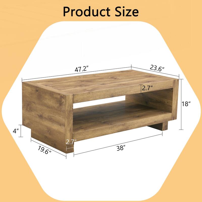 Modern minimalist MDF Coffee Table
