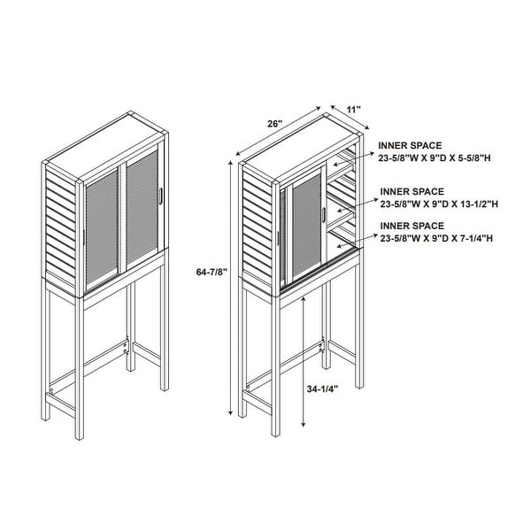 Bracken Bamboo Space Saver Hutch On Sale Bed Bath & Beyond 17982293