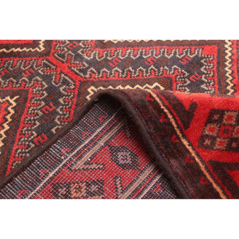 ECARPETGALLERY Hand-knotted Teimani Dark Navy Wool Rug - 2'9 x 4'7