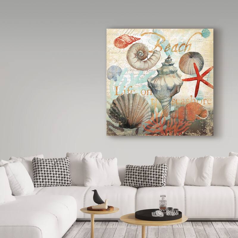 Art Licensing Studio 'Shell Collector Beach' Canvas Art