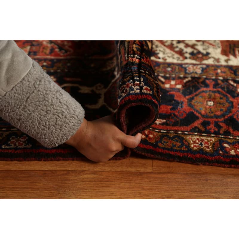 Vegetable Dye Palace Size Heriz Persian Area Rug Handmade Wool Carpet - 10'3" x 18'5"