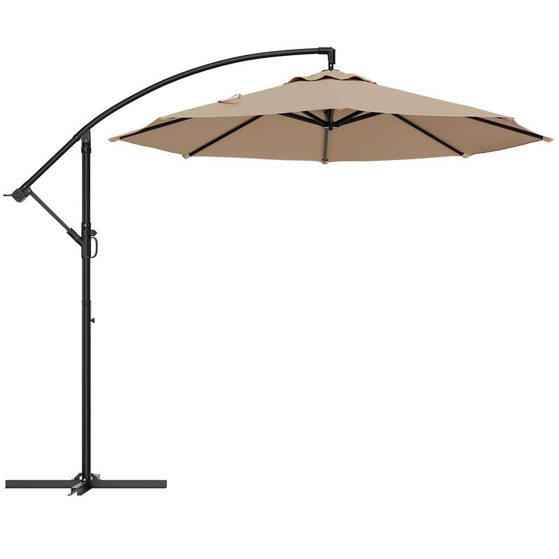Cantilever Umbrella, with 360° Rotating - Tan