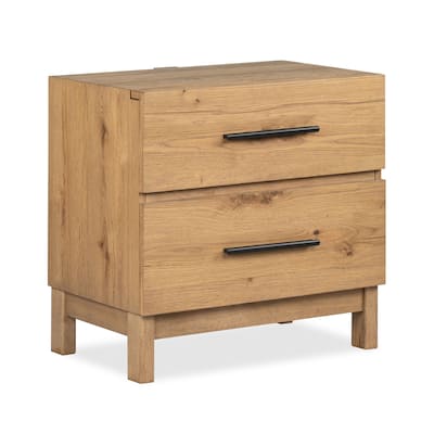 Magnussen Home Davenport Rustic Caramel Drawer Nightstand