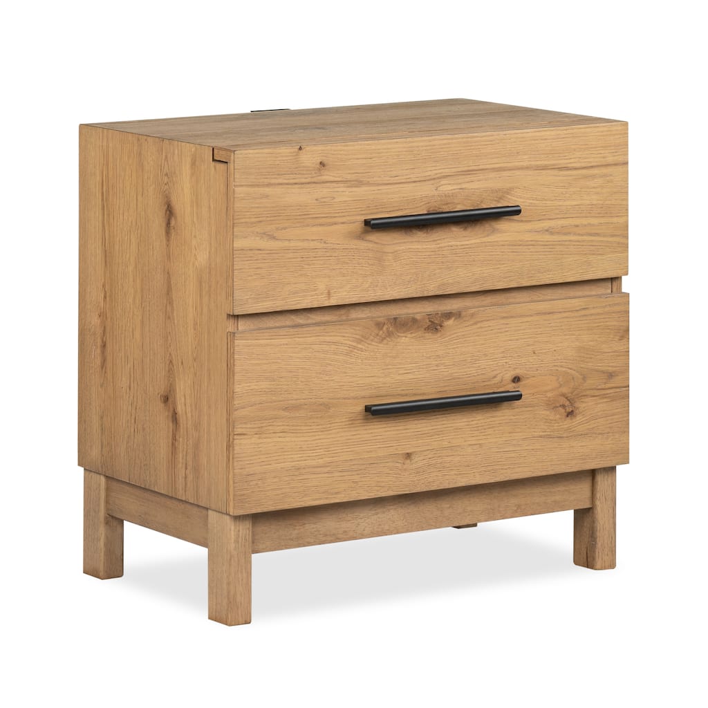 Magnussen Home Davenport Rustic Caramel Drawer Nightstand