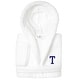 preview thumbnail 34 of 103, Sweet Kids 100% Polyester SUPER PLUSH Double Brushed Hooded Bathrobe with Navy Bookman Monogram T - Large
