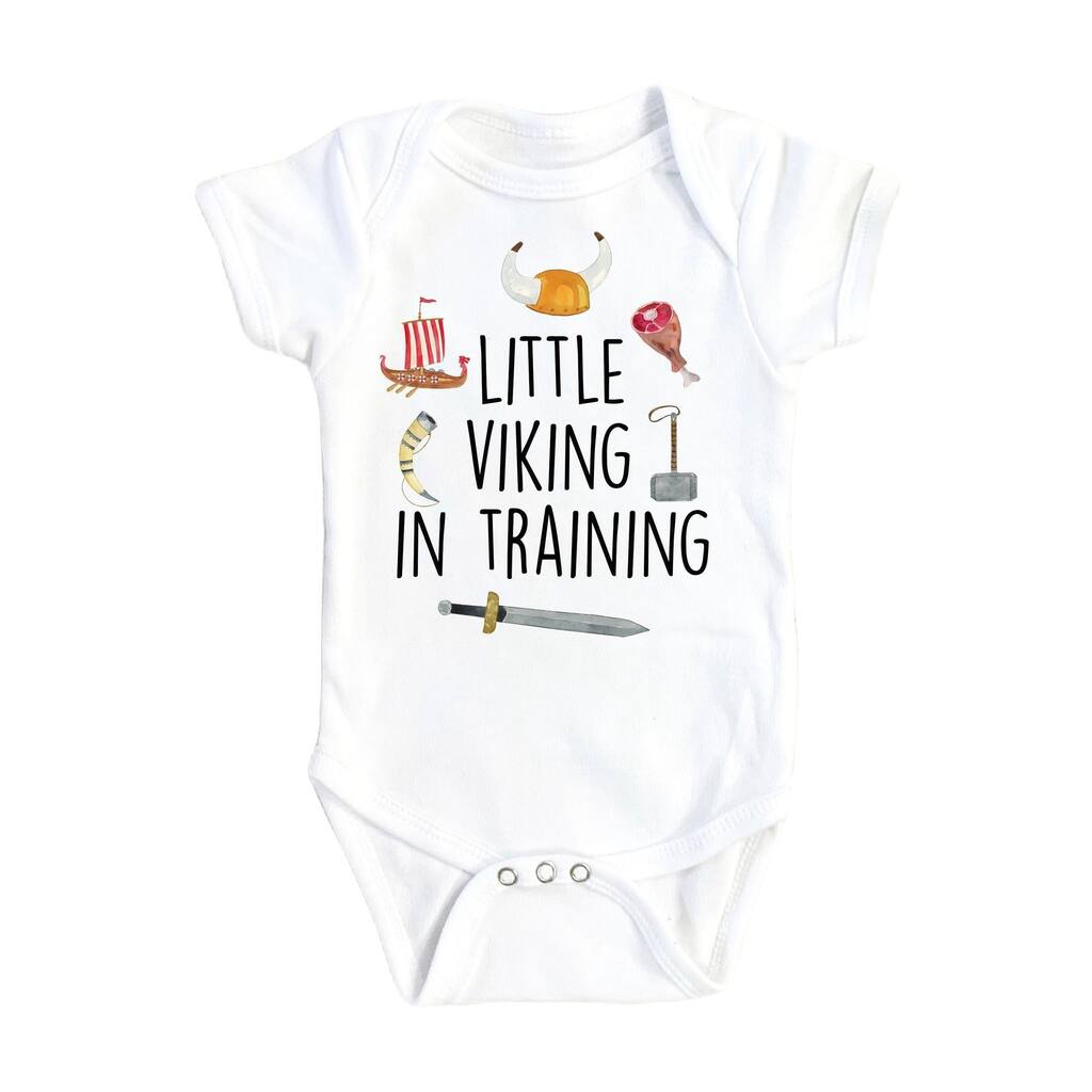 Viking Training - Baby Boy Girl Clothes Infant Bodysuit Funny Cute Newborn
