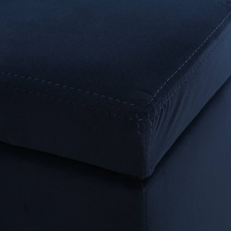 Roomfitters Modern Storage Bench, Upholstered Ottoman with Hidden Compartment and Lift-Top Lid