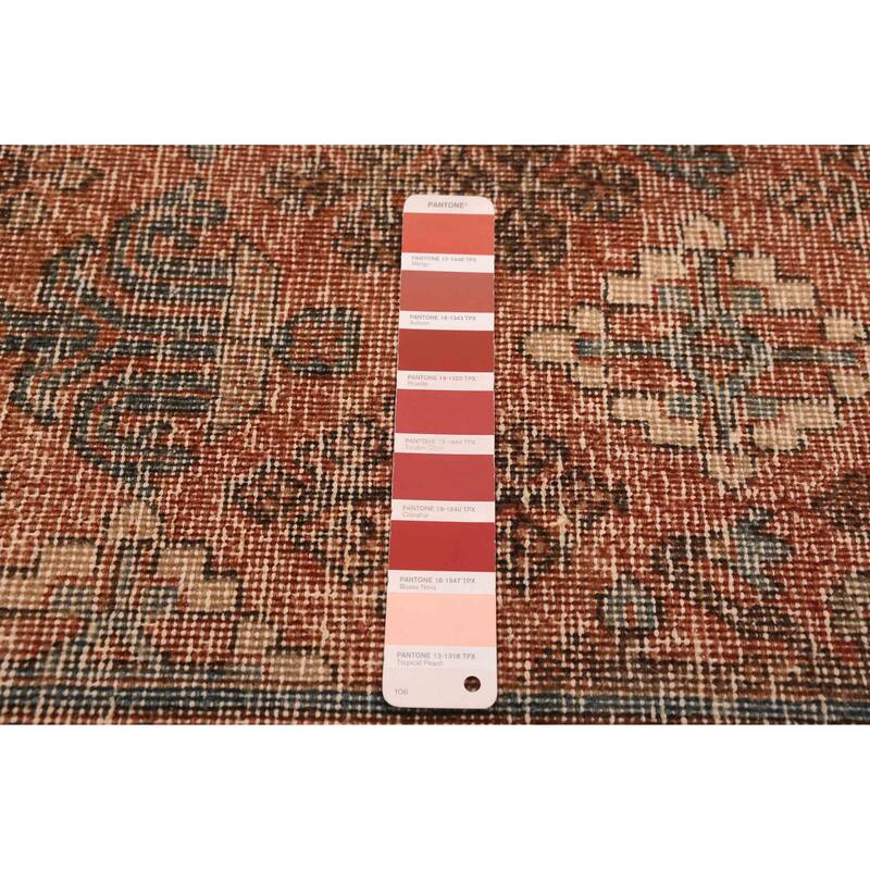 ECARPETGALLERY Hand-knotted Antalya Vintage Copper Wool Rug - 7'0 x 10'1