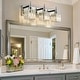 preview thumbnail 111 of 182, 2/3/4-Light Modern Bathroom Crystal Vanity Light Wall Sconces