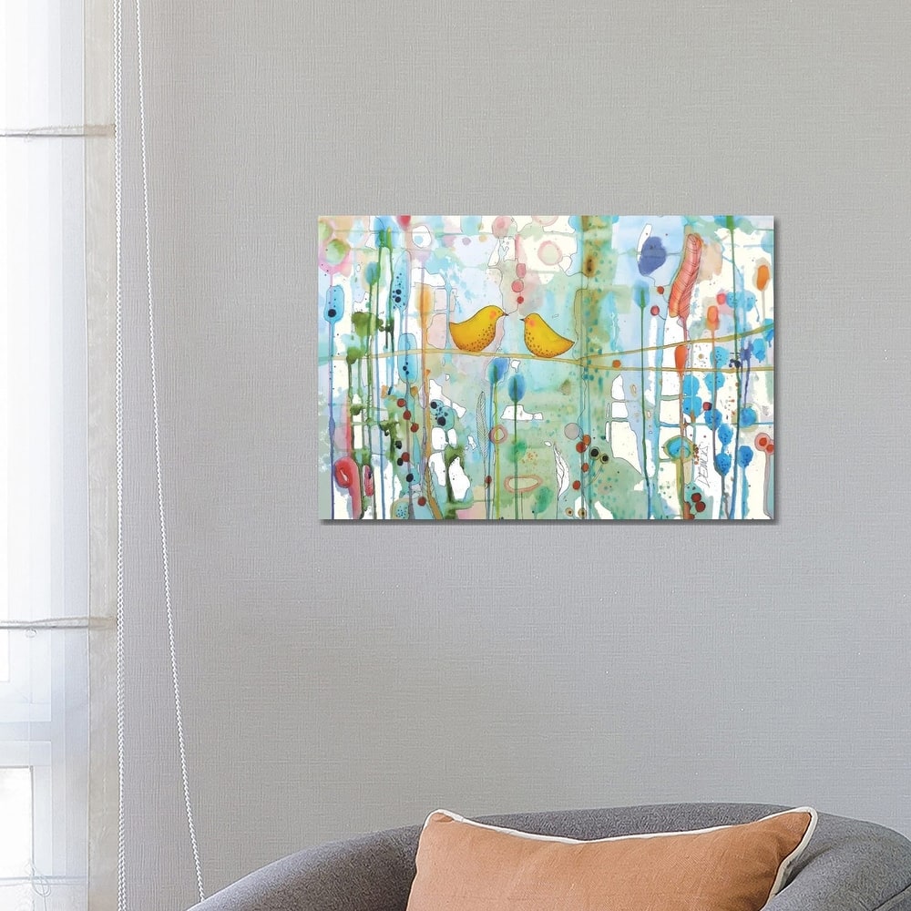 iCanvas "Dans Chaque Coeur" by Sylvie Demers Canvas Print