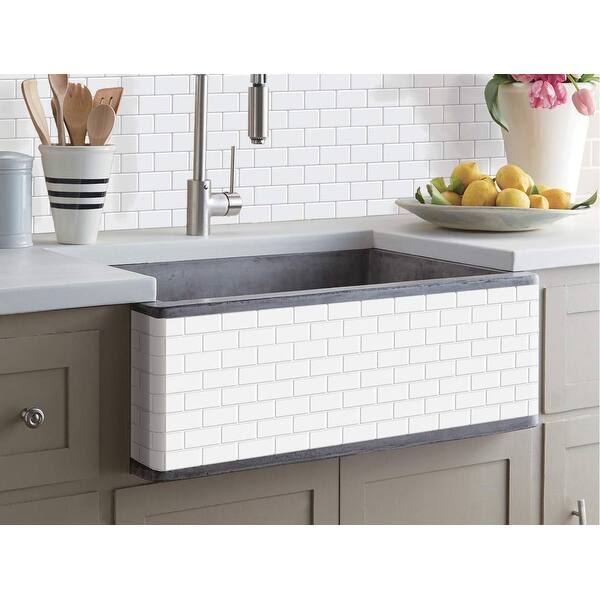 Shop Art3d 12 12 Vinyl Peel And Stick Backsplash Tile 10 Pack