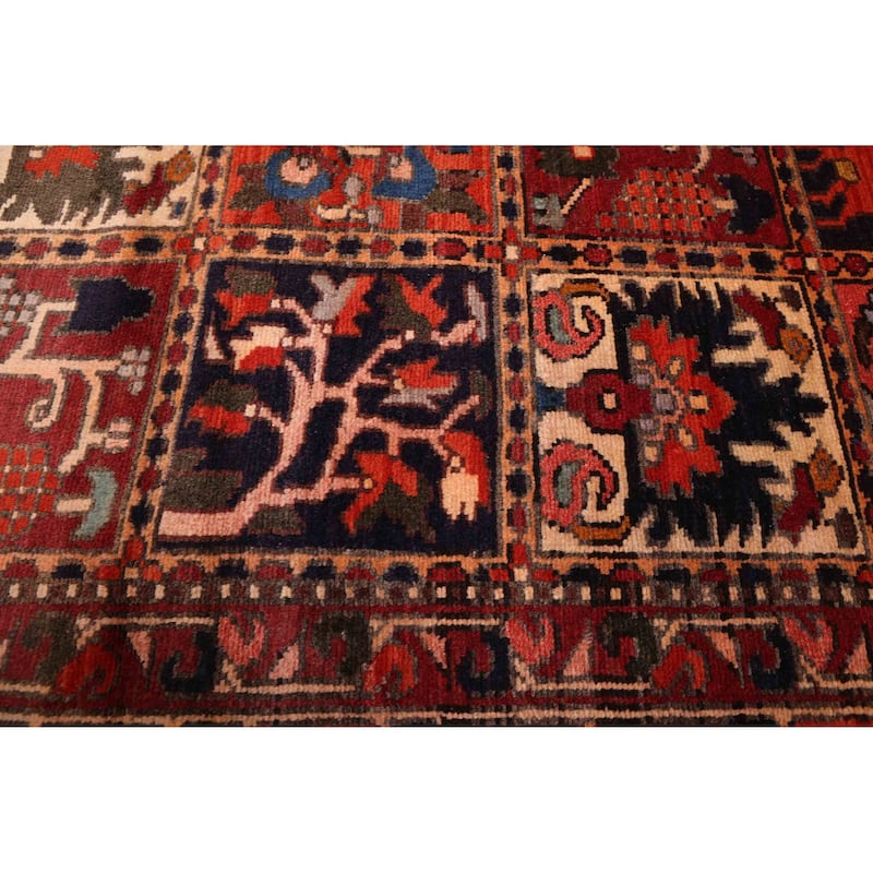 ECARPETGALLERY Hand-knotted Kayseri Vintage Dark Red Wool Rug - 5'6 x 6'7
