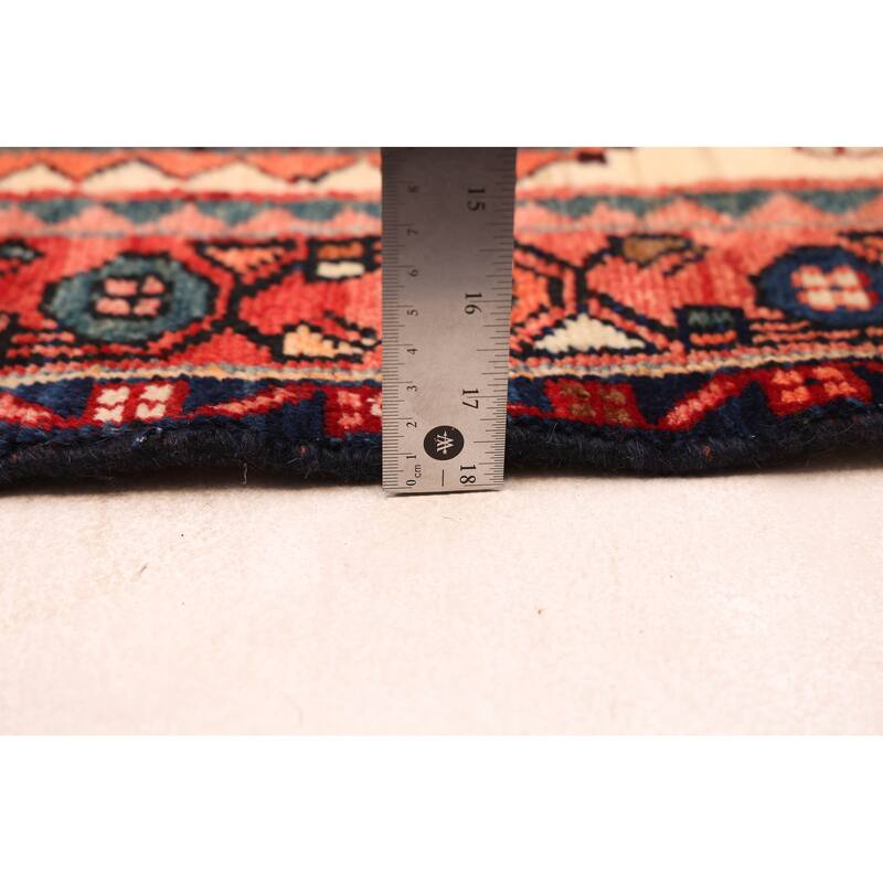 ECARPETGALLERY Hand-knotted Anatolian Vintage Dark Red Wool Rug - 3'3 x 6'5