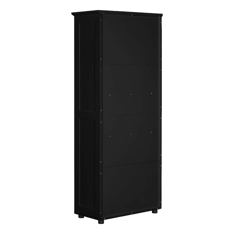 GDF Studio - Karry Modern MDF Storage Cabinet with Two Doors and Adjustable Shelf