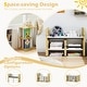 preview thumbnail 12 of 18, Gymax Kids Table & Chair Set 3-Piese Toddler Set w/2 Stools & Activity