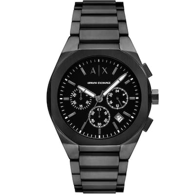 Armani Exchange Men's Rafael Black Dial Watch - AX4183 - 6 (36)