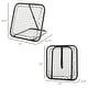 preview thumbnail 6 of 4, Soozier Angle Adjustable Rebounder Net Goal Training Set soccer, Baseball, Basketball Daily Training, Black