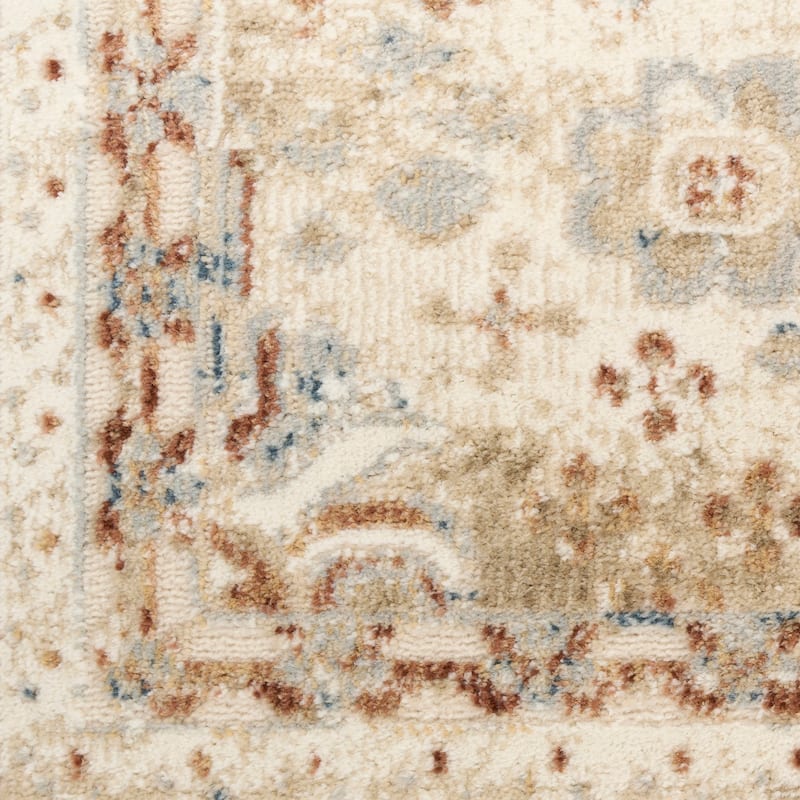 Nourison Pardis Indoor only Cream / Ivory Persian Area Rug