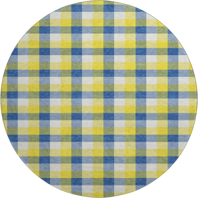 Premium Washable Super Soft Plaid Mayfield Rug