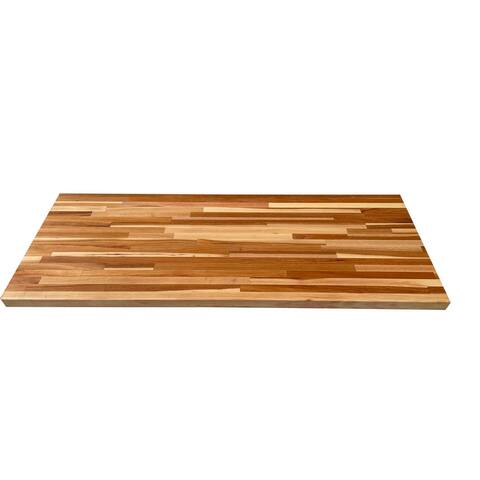 Forever Joint Hickory 1-1/2" x 26" x 50" Butcher Block Counter Top