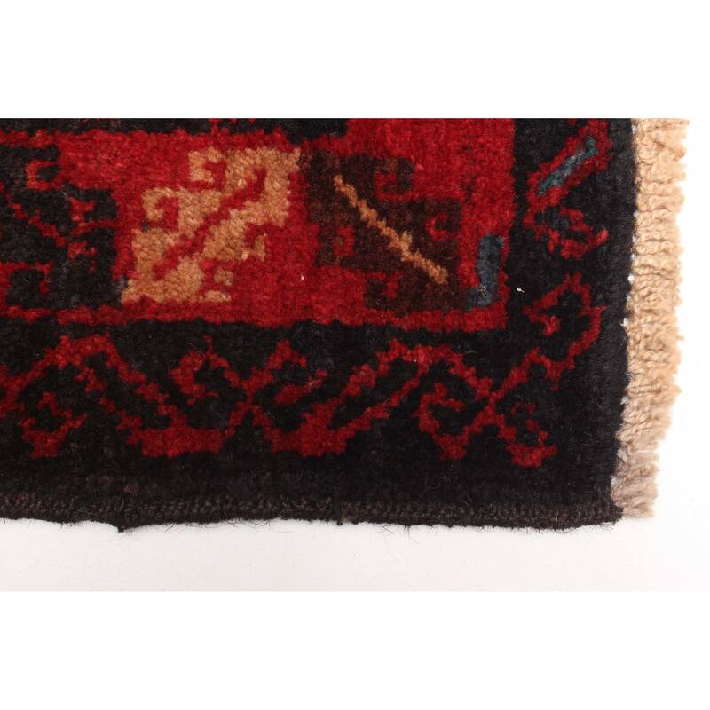 ECARPETGALLERY Hand-knotted Teimani Black Wool Rug - 3'6 x 6'2