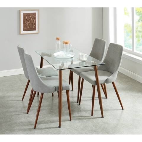 5 Pc Contemporary Dining Set