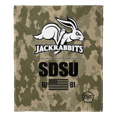 NCAA South Dakota State OHT Special Ops Silk Touch Throw Blanket