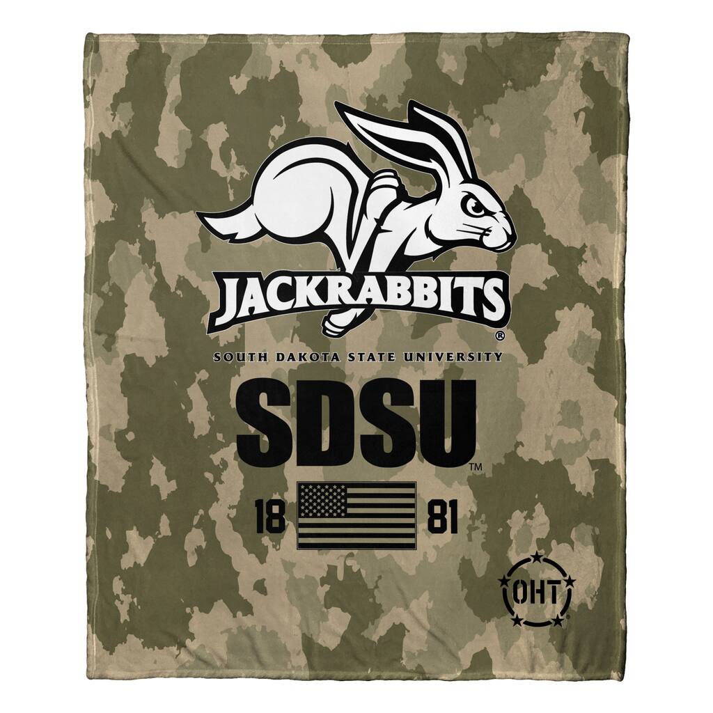 NCAA South Dakota State OHT Special Ops Silk Touch Throw Blanket