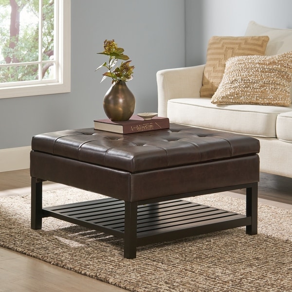 Square ottoman clearance bench