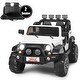 preview thumbnail 15 of 41, Costway 12V Kids Ride On Car 2 Seater Truck RC Electric Vehicles w/ - 48.5"X31.5"X31.5" White