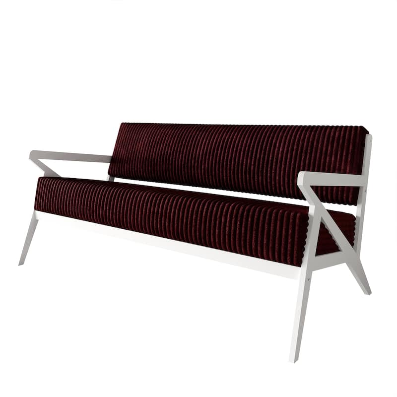 CraftPorch Chic Modern Velvet 2-Piece Upholstered Living Room Set