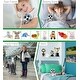 preview thumbnail 3 of 4, DolliBu Big-Eye Wolf Stuffed Animal with Baseball Plush Toy - 6 inches