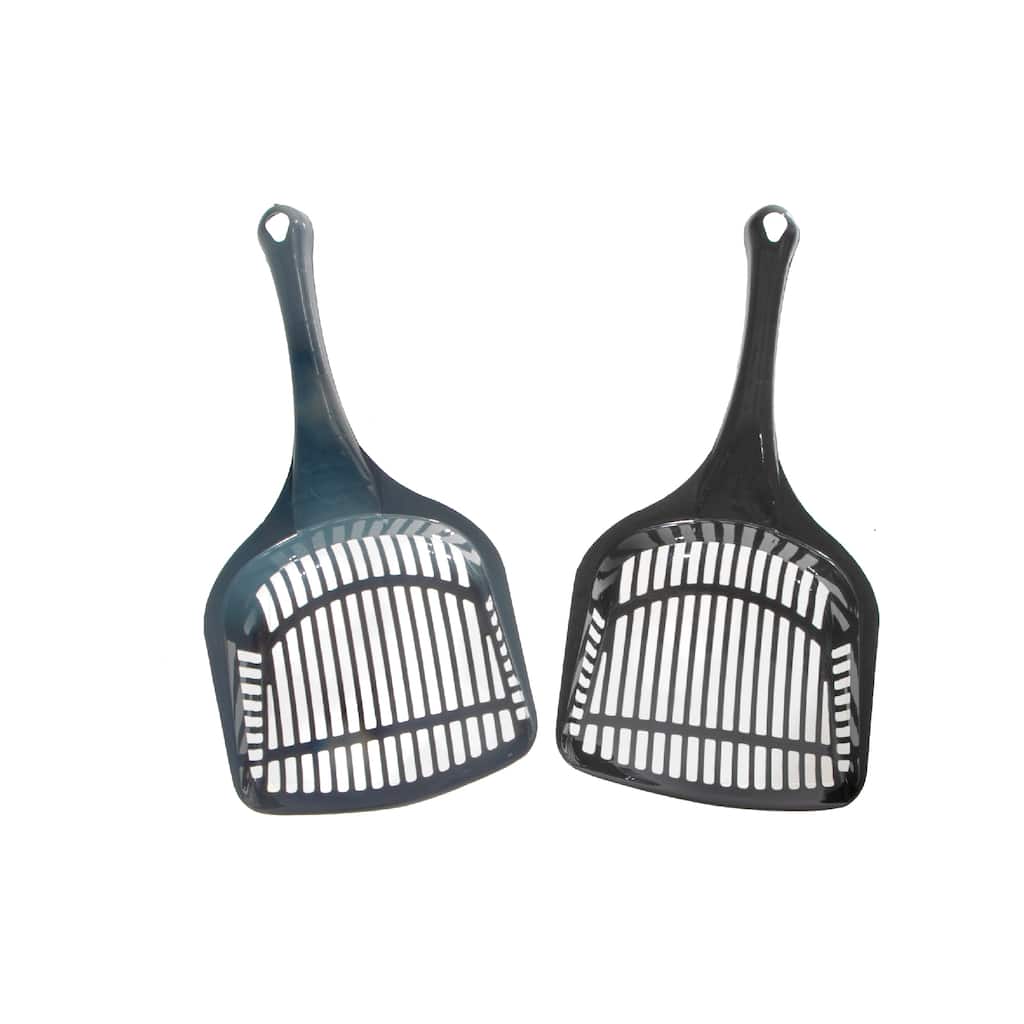 IH Casa Decor Plastic Cat Litter Scoop Asstd - Set of 2