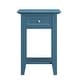 preview thumbnail 13 of 84, Zayden 1-drawer Side Table with Charging Station by iNSPIRE Q Bold
