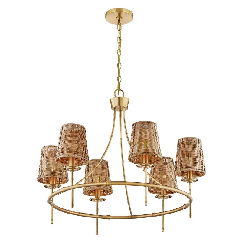 Savoy House 1-3961-6 Ashbury 6 Light 30" Wide LED Chandelier