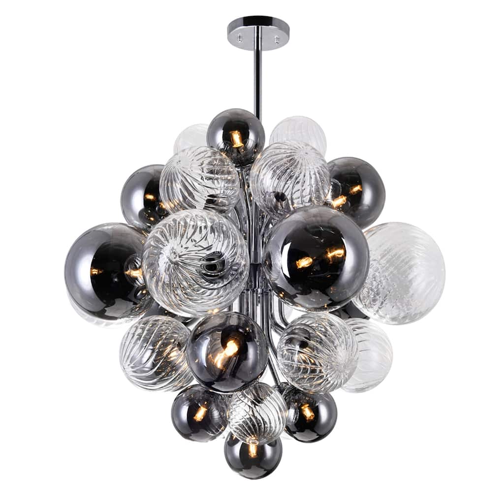 Pallocino 15 Light 25in Chrome Chandelier