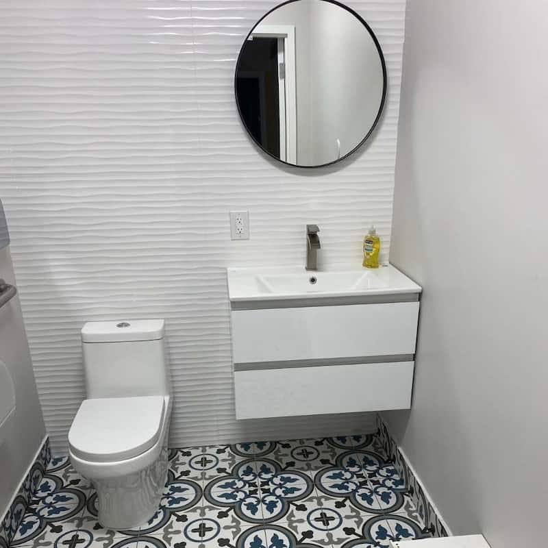 Brisbane 12x40 Polished Marble Look Ceramic Wall Tile - Large Format