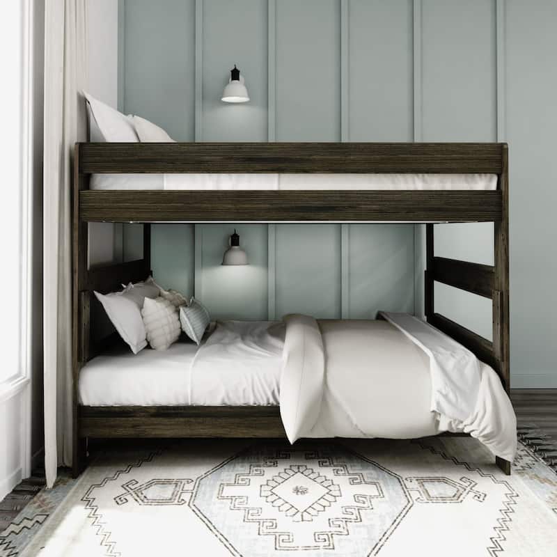 Max and Lily Farmhouse Queen over Queen Bunk Bed