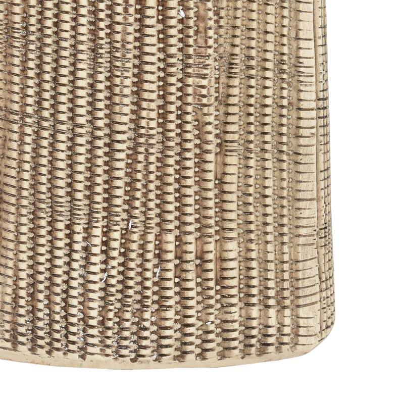 Elk Home Rollins Ivory Earthenware 5.25 Inch Wide Vase