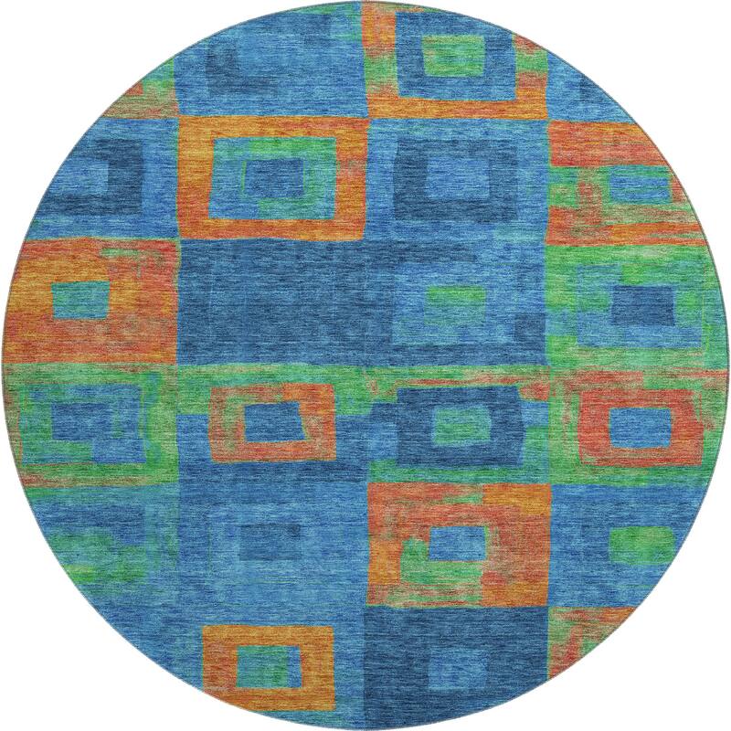 Premium Washable Super Soft Blocky Contemporary Mayfield Rug
