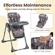 preview thumbnail 10 of 8, Babyjoy Foldable High Chair with Detachable Cushion, High Chair for - See Details
