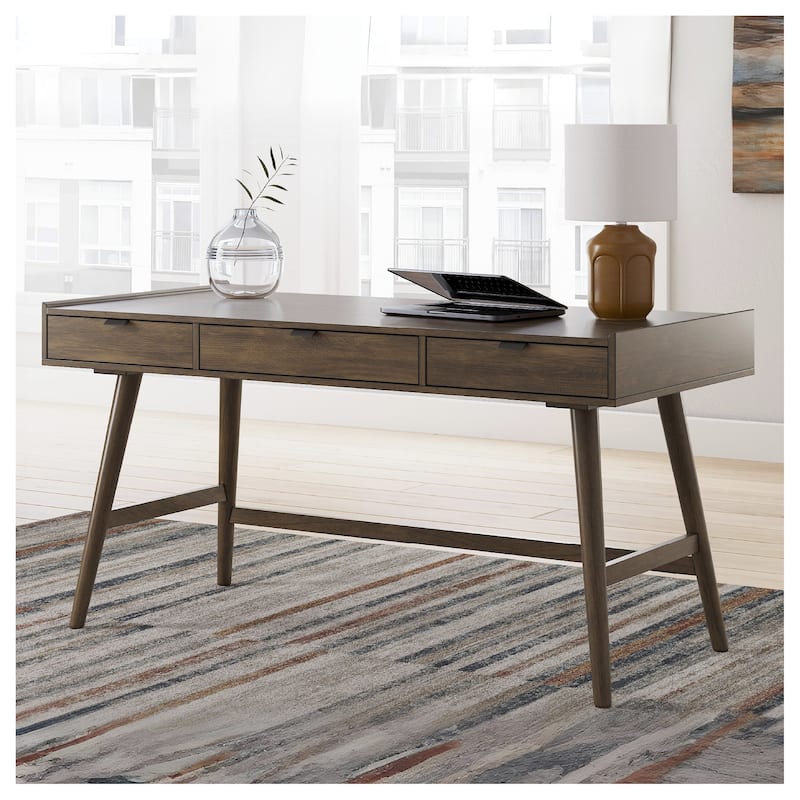 Signature Design by Ashley Lyncott Brown 60" Home Office Desk