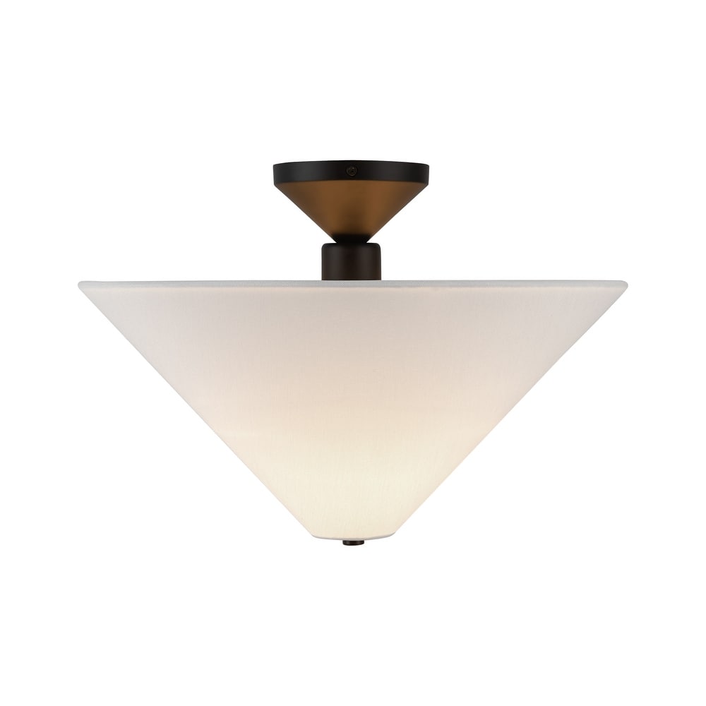 Alora Lighting SF497016 Bridgette 16" Wide Semi-Flush Ceiling Fixture
