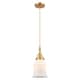 Option Satin Gold / Matte White Shade