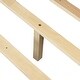 preview thumbnail 4 of 7, Wood Platform Bed Frame with 2 Storage Drawers & Headboard, Twin Size