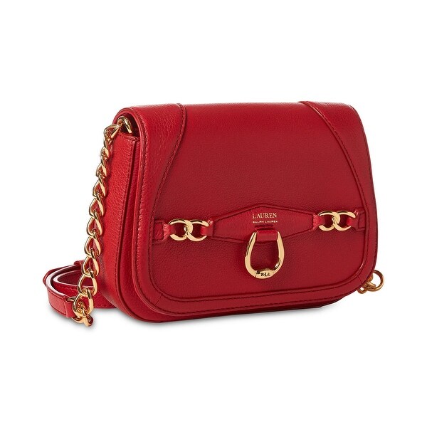 ralph lauren red crossbody bag
