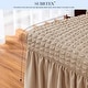 preview thumbnail 33 of 39, Subrtex Set-of-4 Stretch Dining Chair Cover Ruffle Skirt Slipcovers