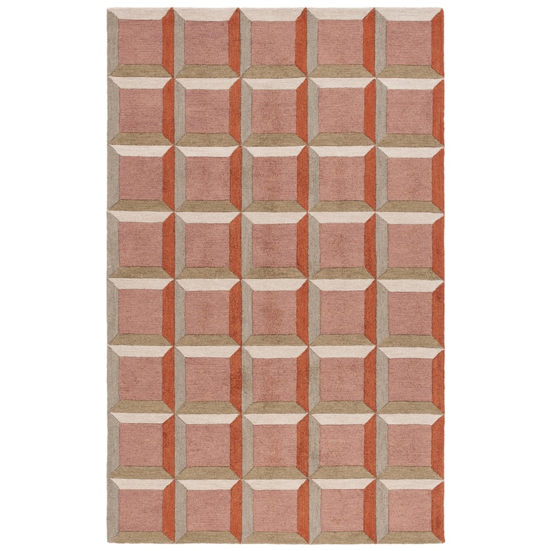 SAFAVIEH Handmade Genre Hikariko Mid-Century Modern Wool Rug