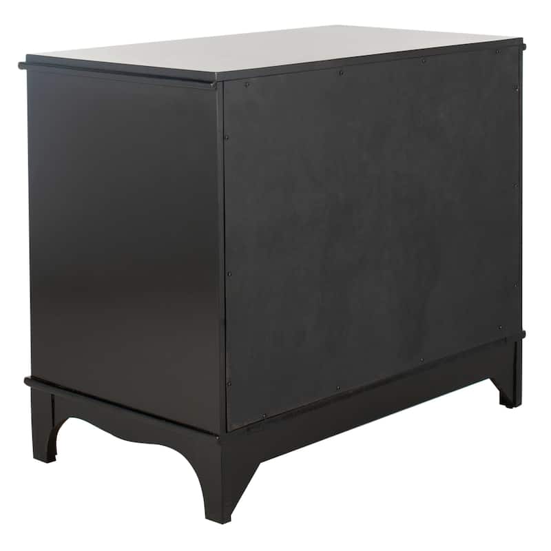 SAFAVIEH Karyn Nightstand - Black / Brass
