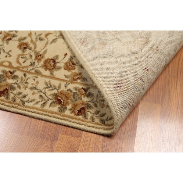 Hand Knotted Botanical print Tan,Brown Oriental Area Rug Wool Transitional Oriental Area Rug (Runner) - 2'8" x 17'. Opens flyout.